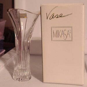 Mikasa Golden Lights 8.5" Trumpet Vase